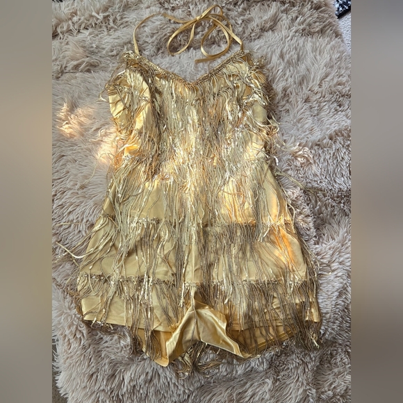 Kaei&Shi Sequin Fringe Romper #1011 NWOT - Picture 2 of 10